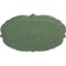 Ekena Millwork Victorian Ceiling Medallion, Hand-Painted Athenian Green, 24 3/8"OD x 1"P CM24VIAGF - alternate 3